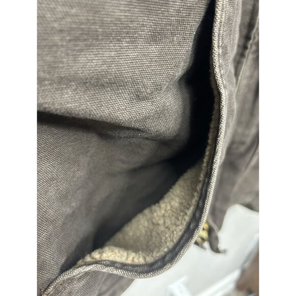 Carhartt C61 DKB Sherpa-Lined Work Coat Jacket Men’s 4XL Dark Brown Duck Chore - Picture 15 of 15